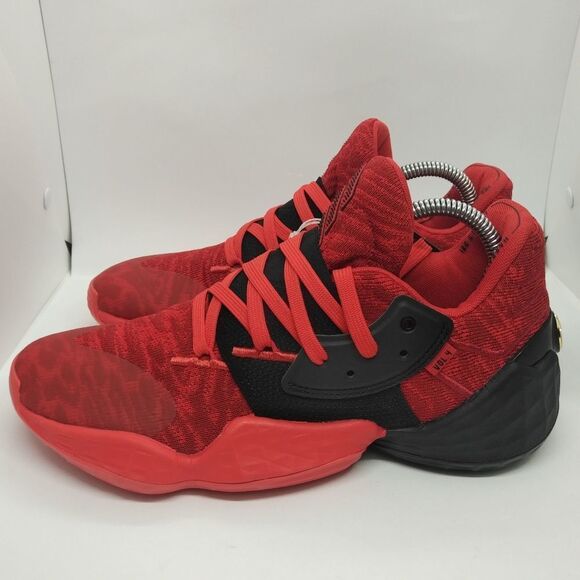 Adidas Harden Vol 4‎ Power Red Basketball Sneakers Shoes Men\'s Size 7 Red Black main image 6